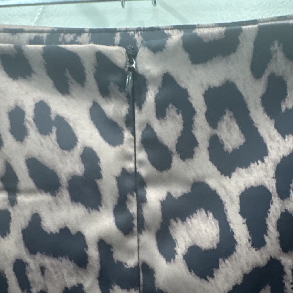 Cheetah Print Polyester Trumpet Flare Maxi Skirt Sz S - Picture 5 of 7